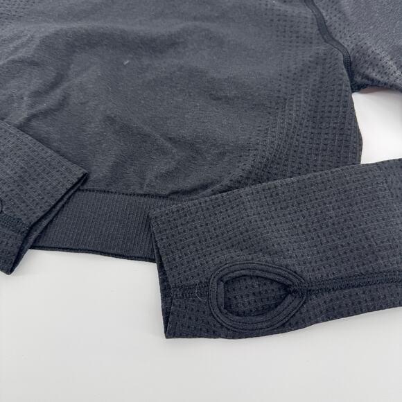 Gymshark Adapt Fleck Seamless Long-Sleeve Crop Top Size Small Athleisure Gym - Picture 5 of 7